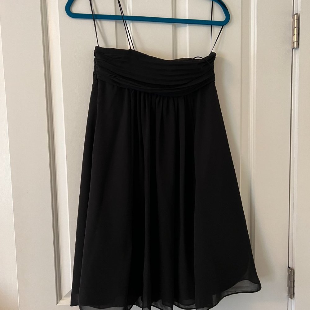 Vintage Black Zara Babydoll Formal Mini Dress - Picture 3 of 5